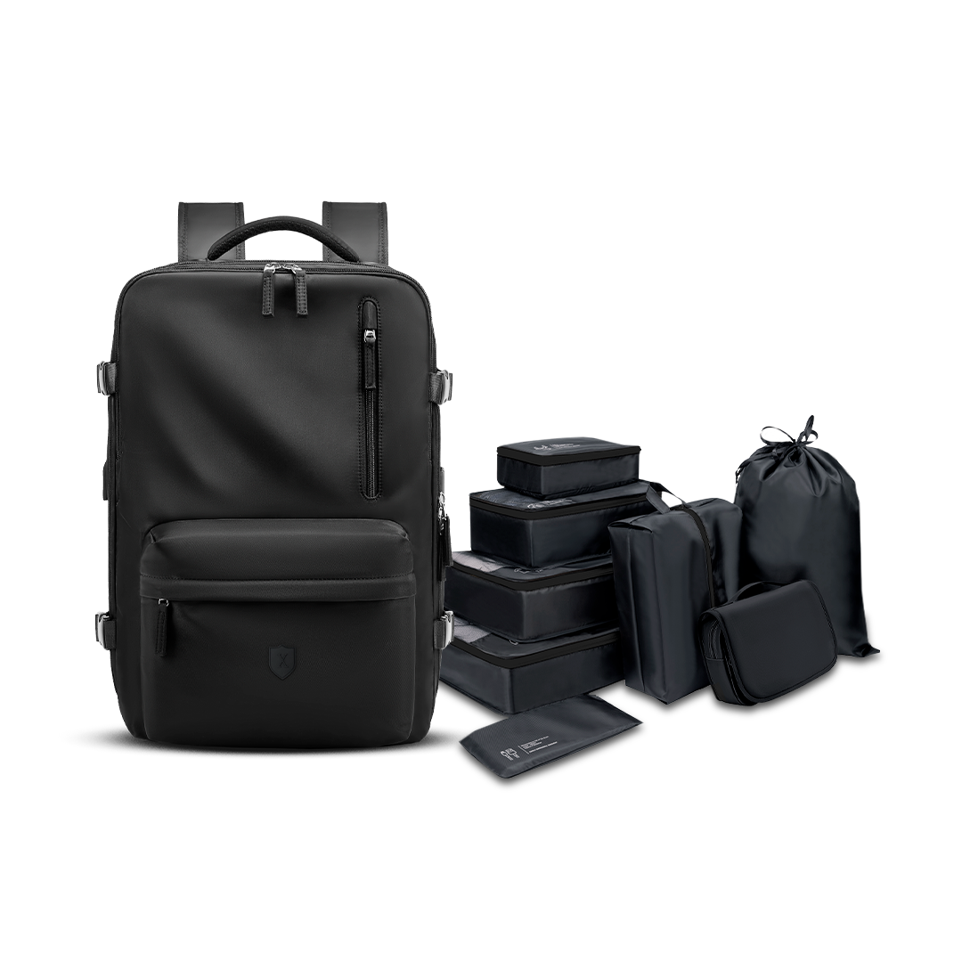 #Pre-Venta Royal Travel Backpack (Color)_Full Black